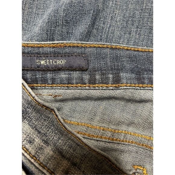 Lucky Brand Women’s Sweet Crop Blue Jeans Size 6/28 Medium Wash Stretch - Picture 5 of 10
